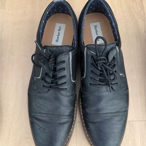 Hawker Rye Black Leather Oxford Dress Shoes Men’s Size 11 Lace Up